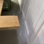 Treated block foundation